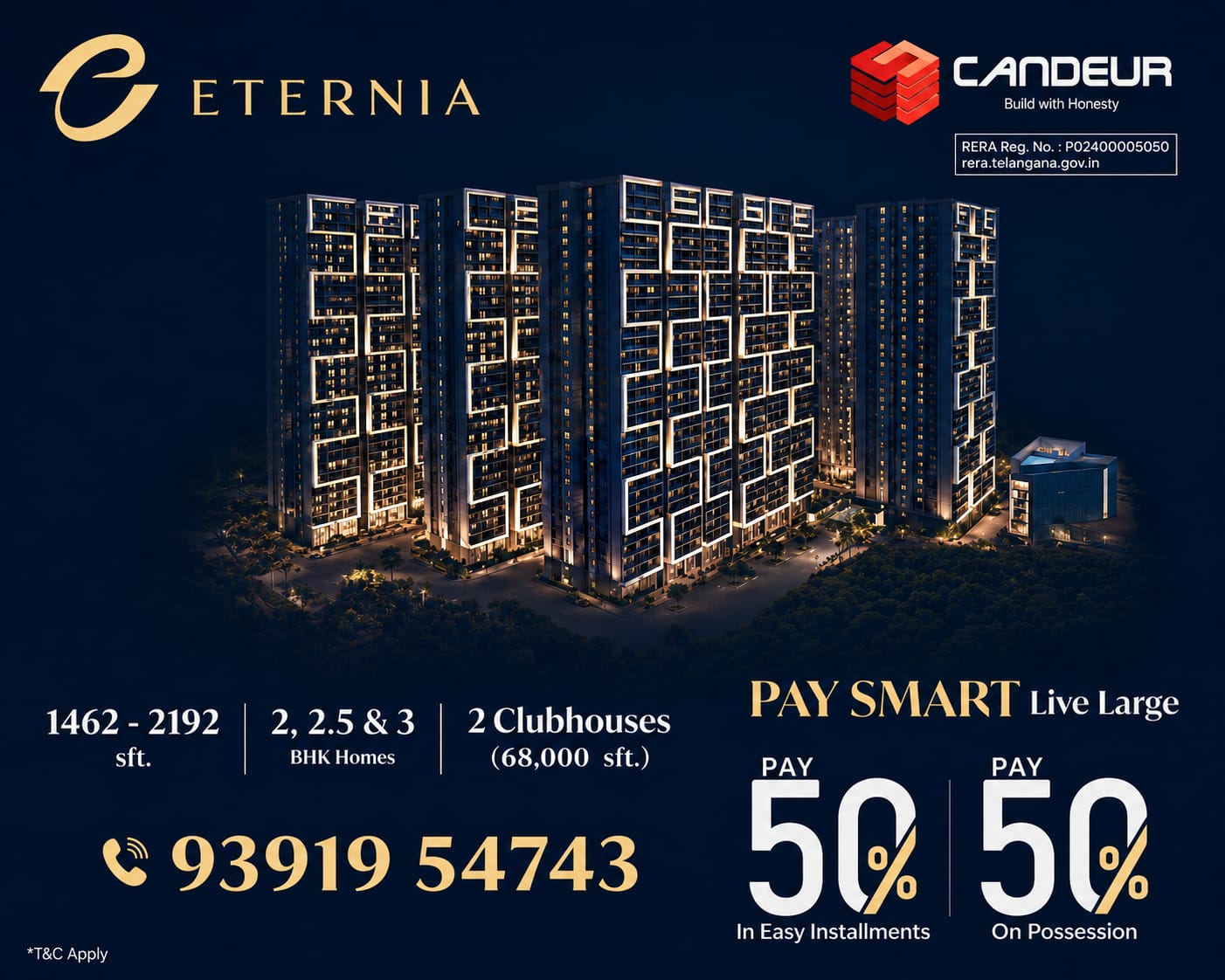 Candeur Eternia Bachupally gated community project review 2026